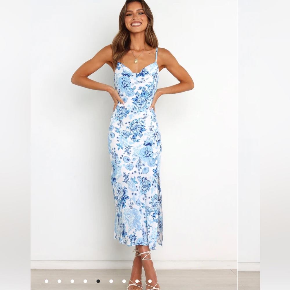 Petal & Pup Yelena Blue Dress